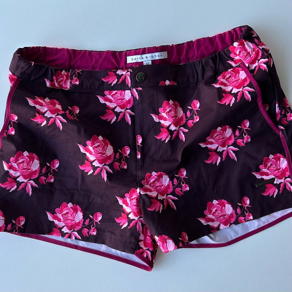 NWOT Parke & Ronen Men’s Boxer-Style Swim Trunks – Size 32